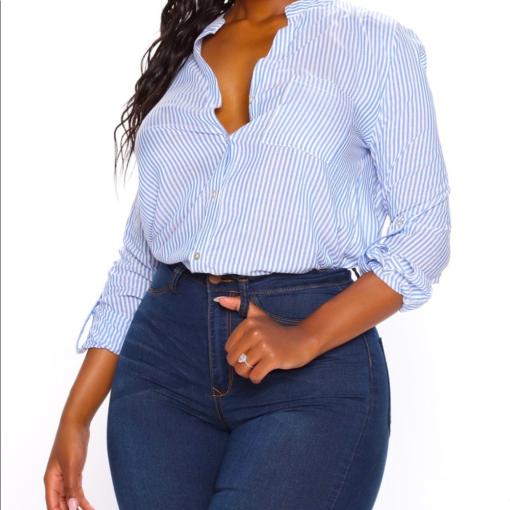 Blue button Down Shirt
